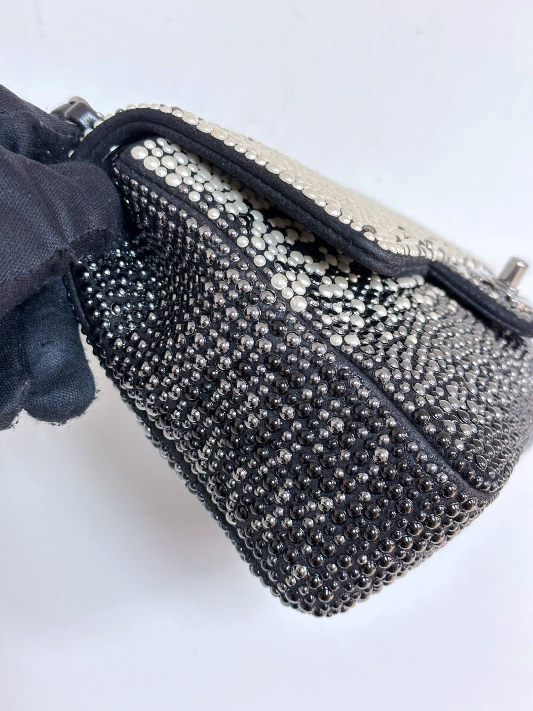 Chanel 2014 Pearl Embellished Mini Flap
