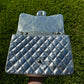 Chanel Quilted Metallic Aged Calfskin Single Flap Jumbo