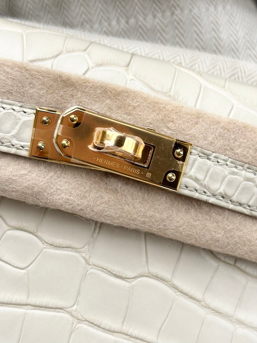 Hermes Mini Sellier Beton Matte Alligator Kelly 20