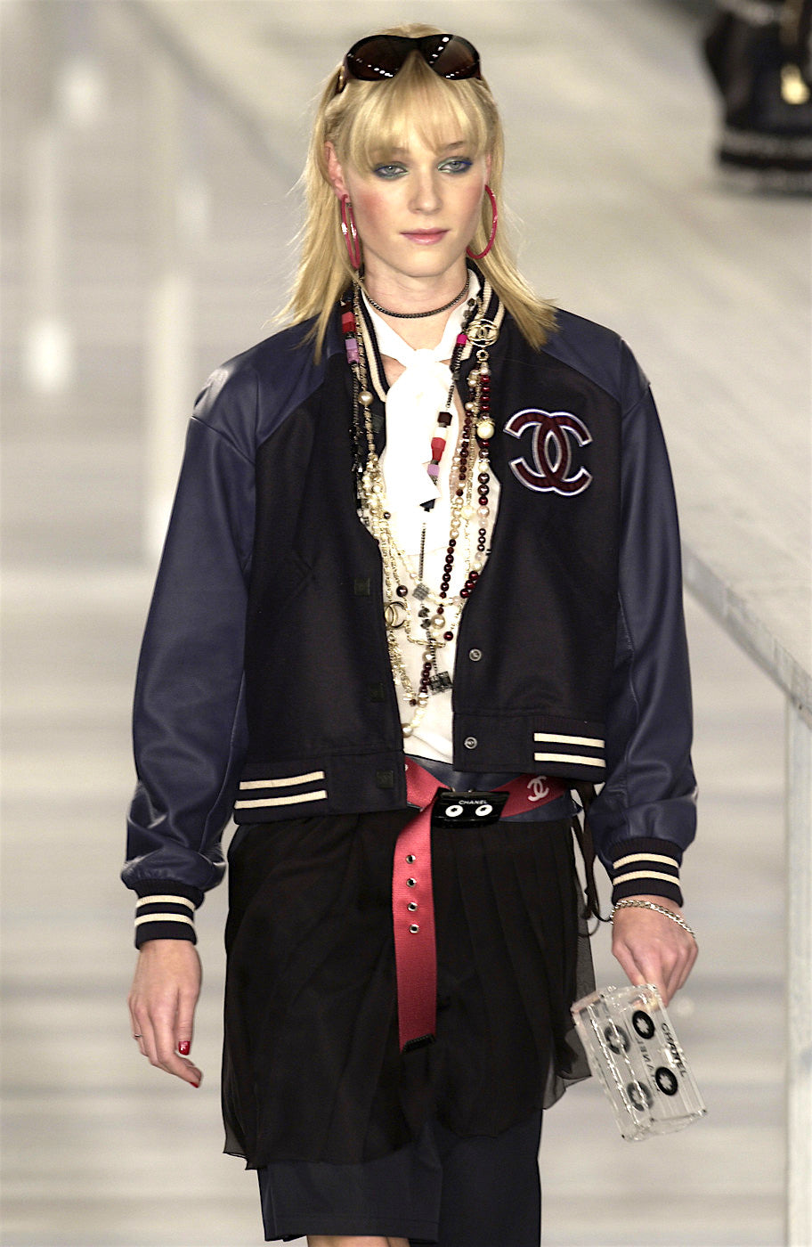 Chanel 2004 CC Varsity Bomber Jacket
