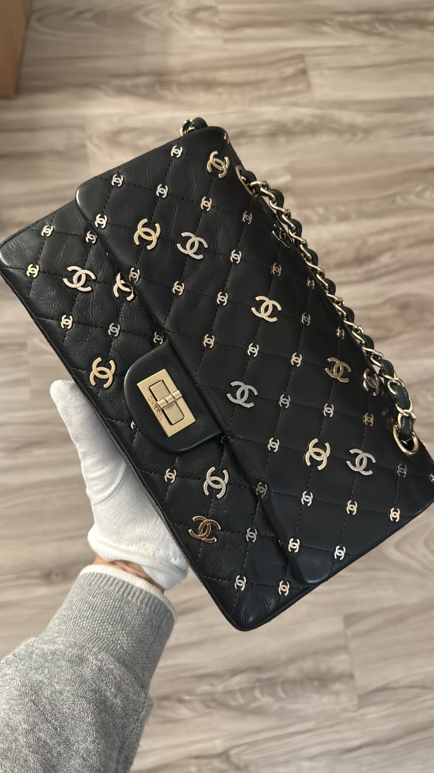 Chanel Vintage Punk Charms 2.55 Medium Reissue Flap Bag
