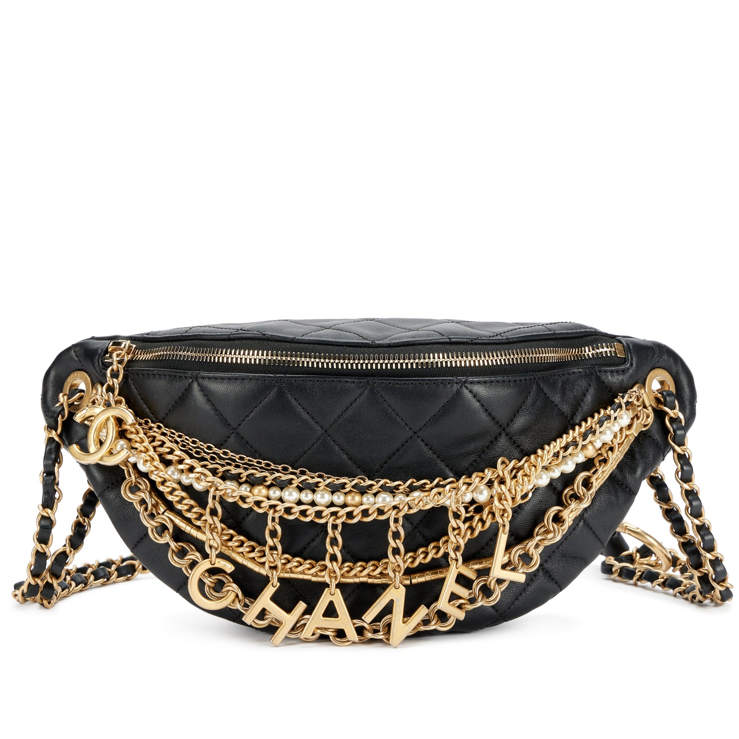 Chanel Limited 19A All About Chains Fanny Pack