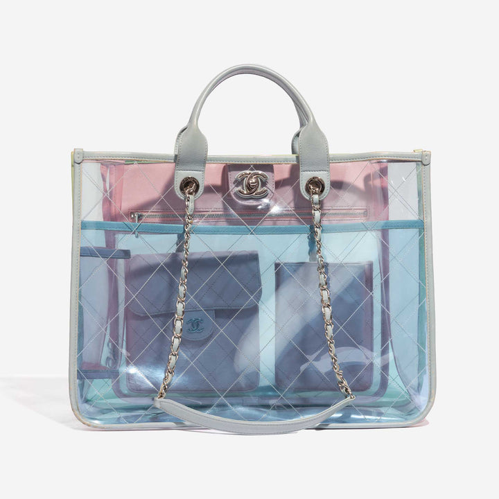 Chanel Coco Splash Lambskin PVC Shopping Tote