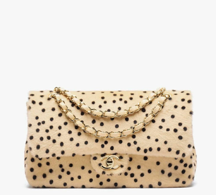 Chanel Medium Classic Flap Bag Brown Pony Hair Gold Hardware Métiers d’Art 2026