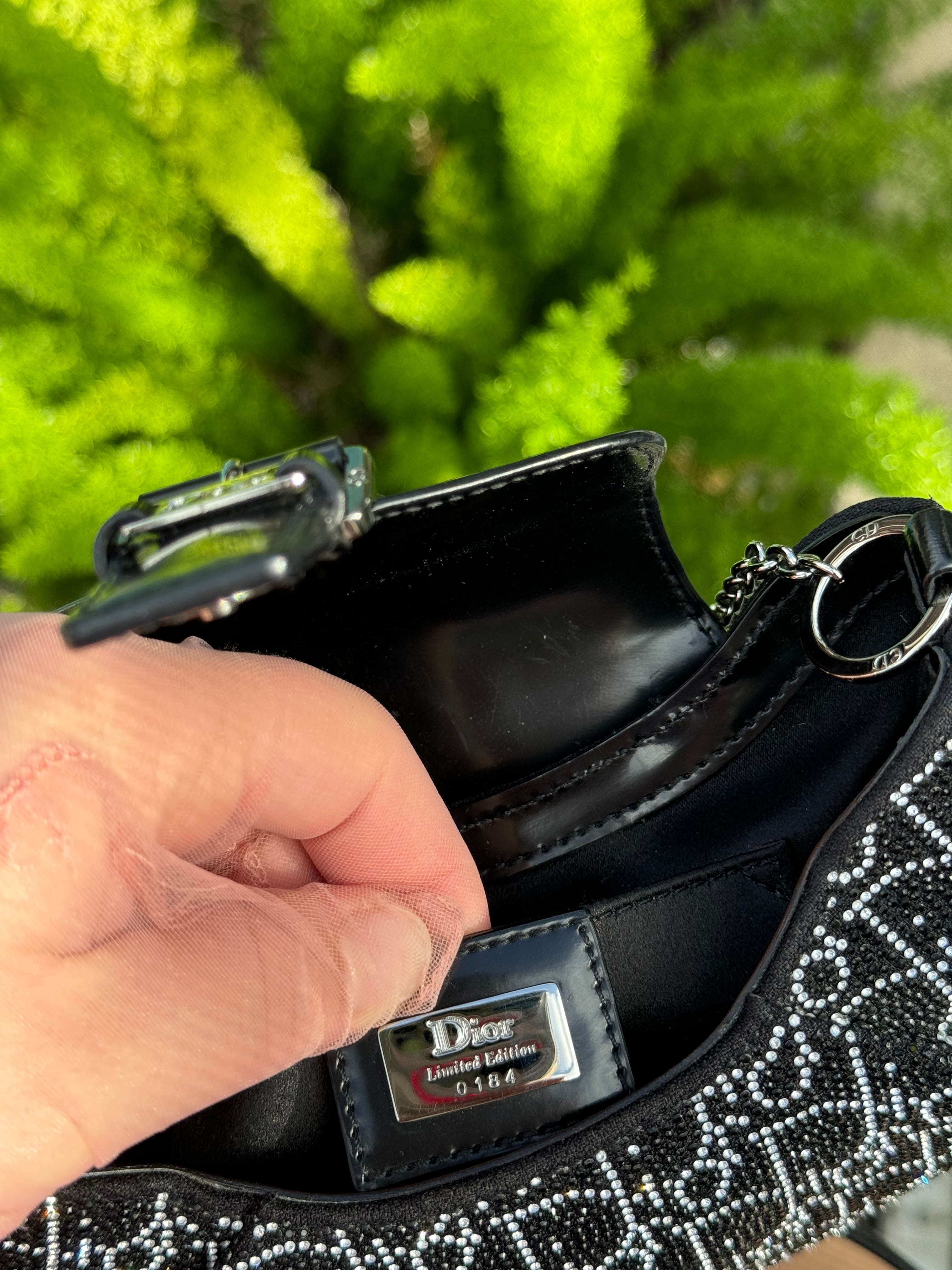 Dior 2003 Limited Edition Crystal Shoulder Bag – Its A Luv Story