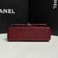 Chanel 19b Burgundy Small Caviar Classic Flap