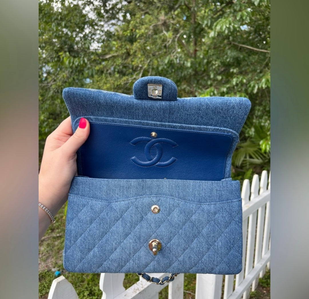 Chanel Denim Medium Classic Flap Bag