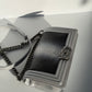 Chanel 16K Silver Python Old Medium Boy Bag