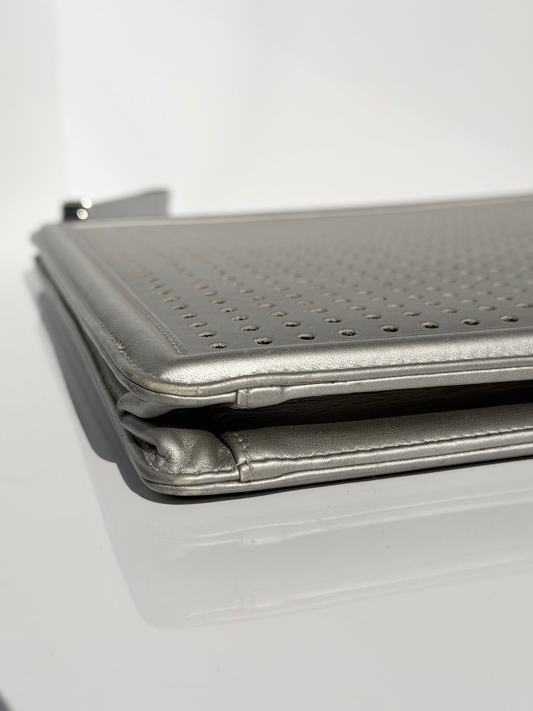 Chanel Rare LED XL Clutch Silver 2017