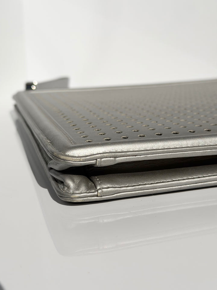 Chanel Rare LED XL Clutch Silver 2017