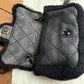 Chanel Medium Black Shearling Coco Neige Flap