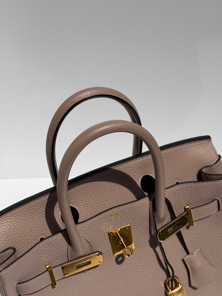Hermès Birkin 30 Glycine Togo Gold Hardware 2015