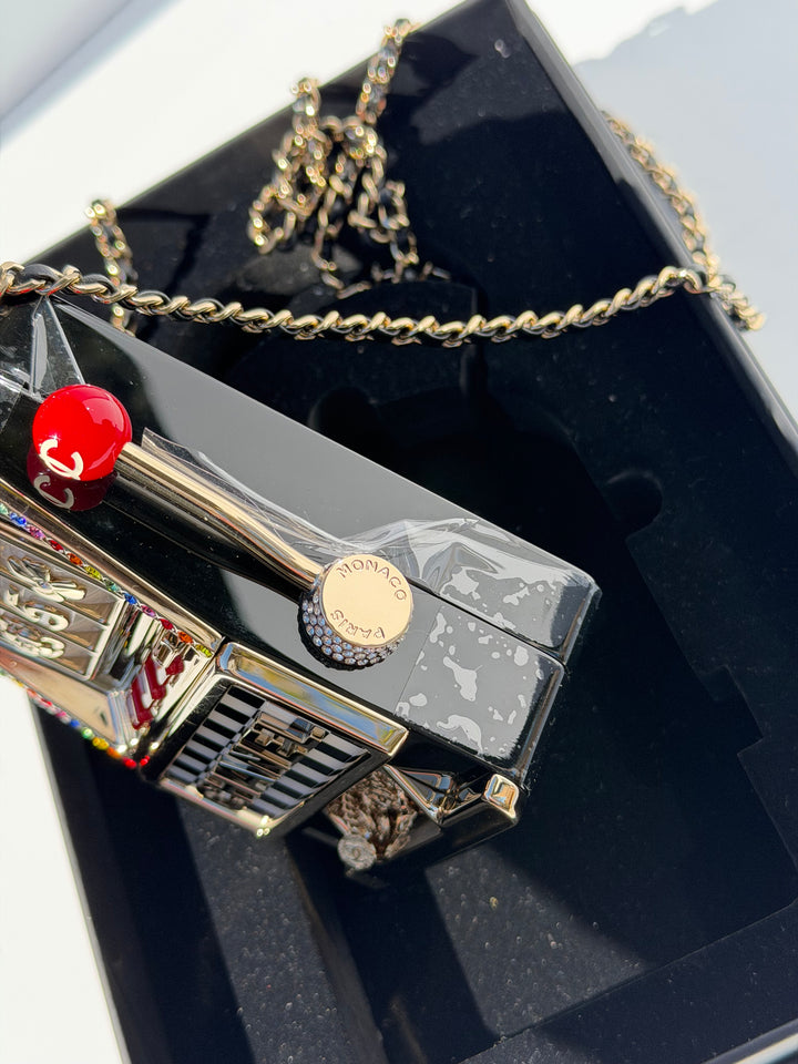Chanel Slot Machine Casino Minaudière Gold Hardware 23C