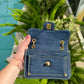 Chanel 23A Blue Denim Double You Crossbody