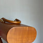 Salvatore Ferragamo Vintage Gancini Wooden Bucket Bag + Coin Pouch