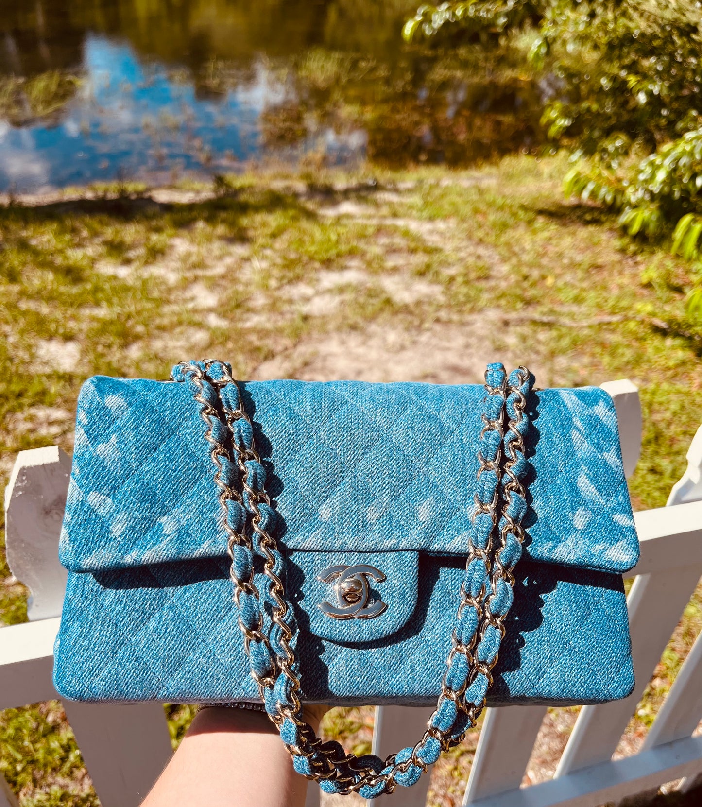 Chanel Denim Medium Classic Flap Bag – Its A Luv Story