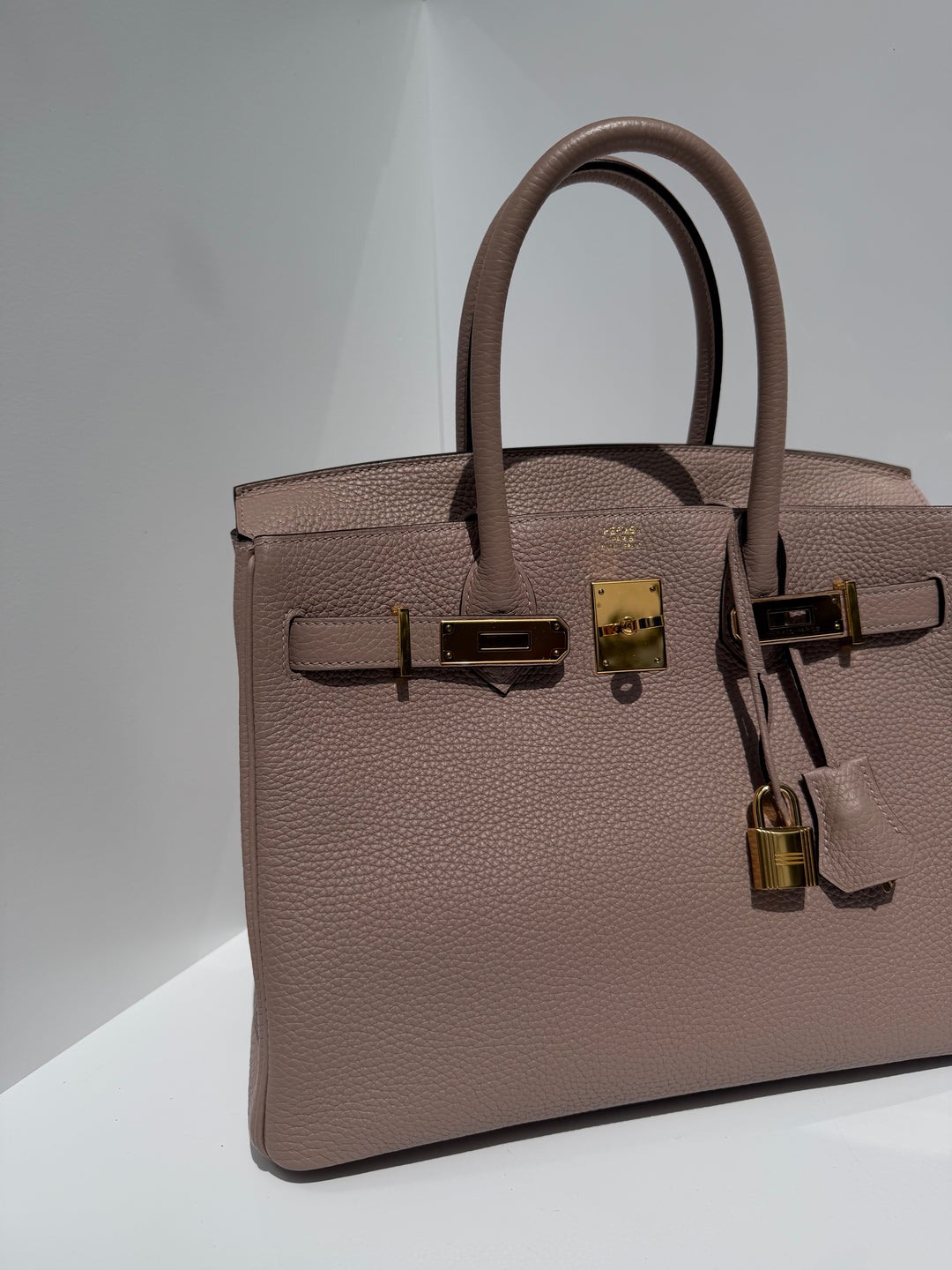 Hermès Birkin 30 Glycine Togo Gold Hardware 2015