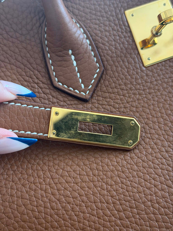 Hermès Birkin 35 Gold Gold Hardware 2015
