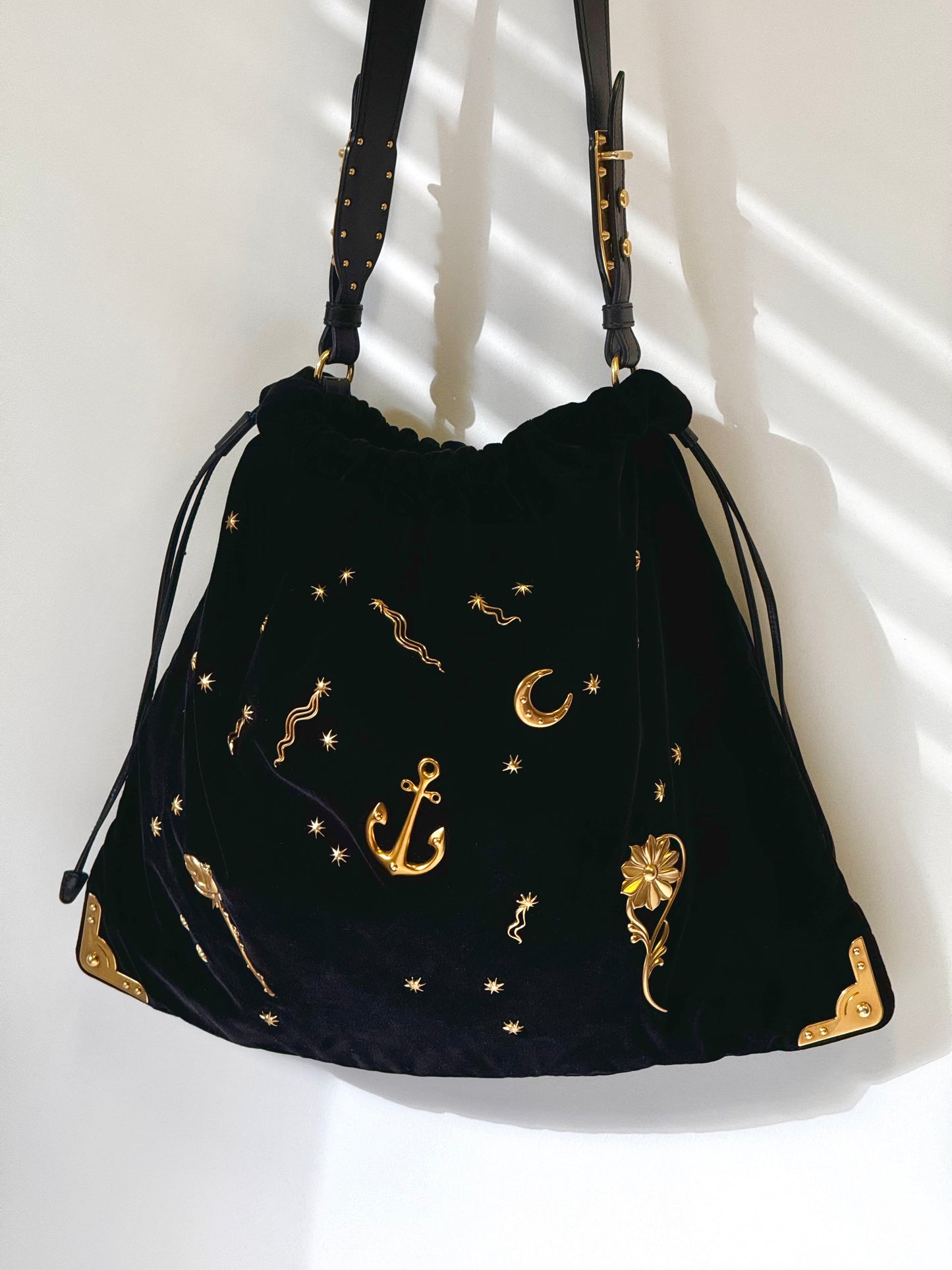 Rare 2016 Prada Velvet Cahier Astrology Bag