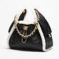 Chanel 25 Crumpled Shearling Sheepskin Small Hobo Bag