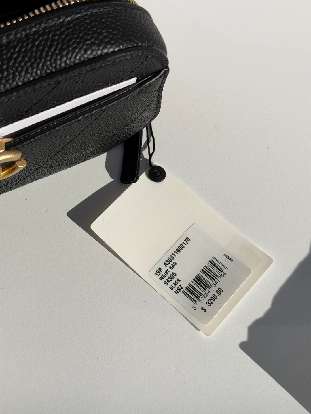 Chanel 2019 CC Stitched Caviar Waist Belt Bag