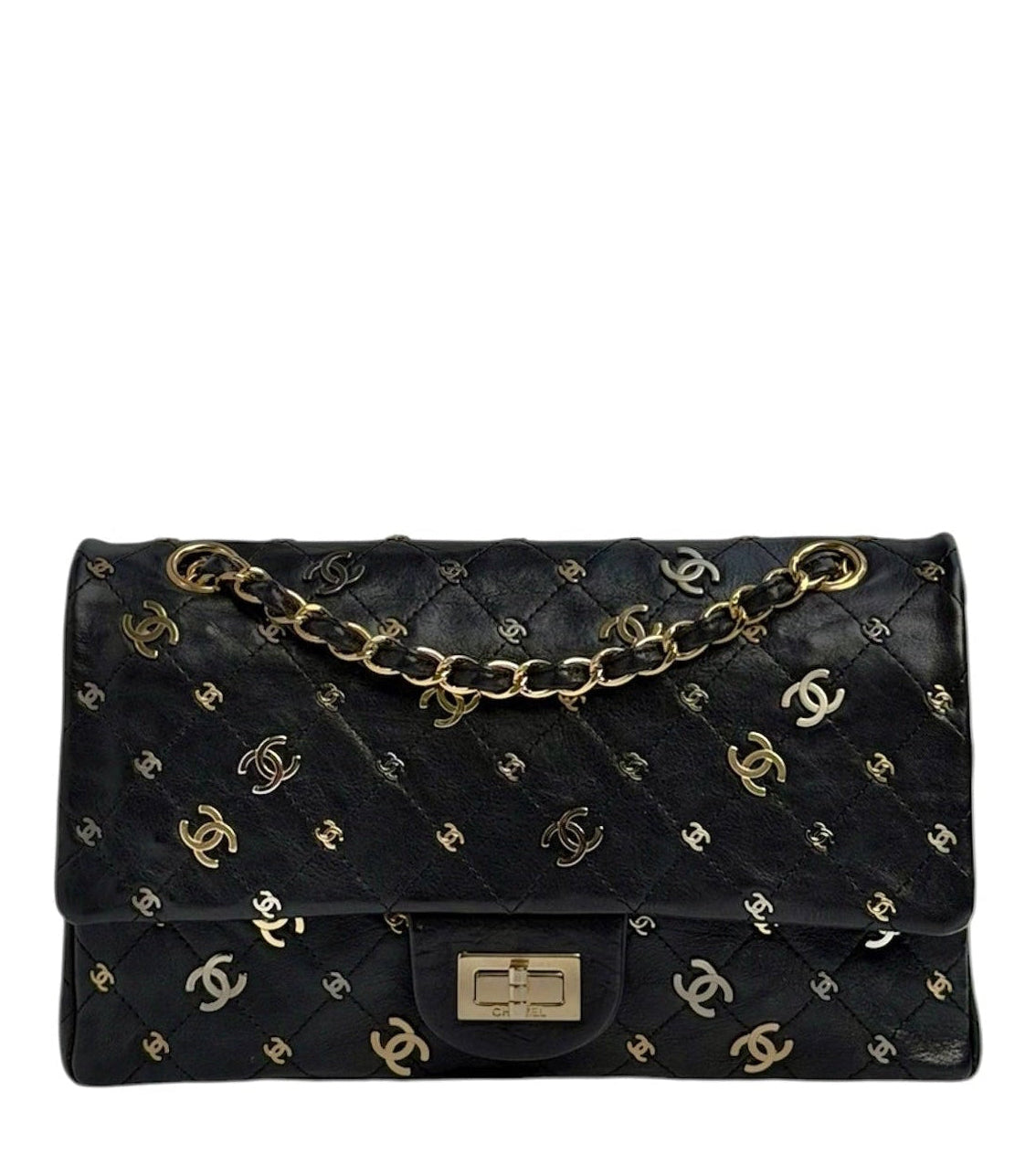 Chanel Vintage Punk Charms 2.55 Medium Reissue Flap Bag