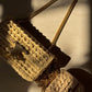 Celine 2023 Raffia Chain Shoulder Bag