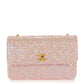 Chanel 1992 Medium Pink Sequin Flap Bag