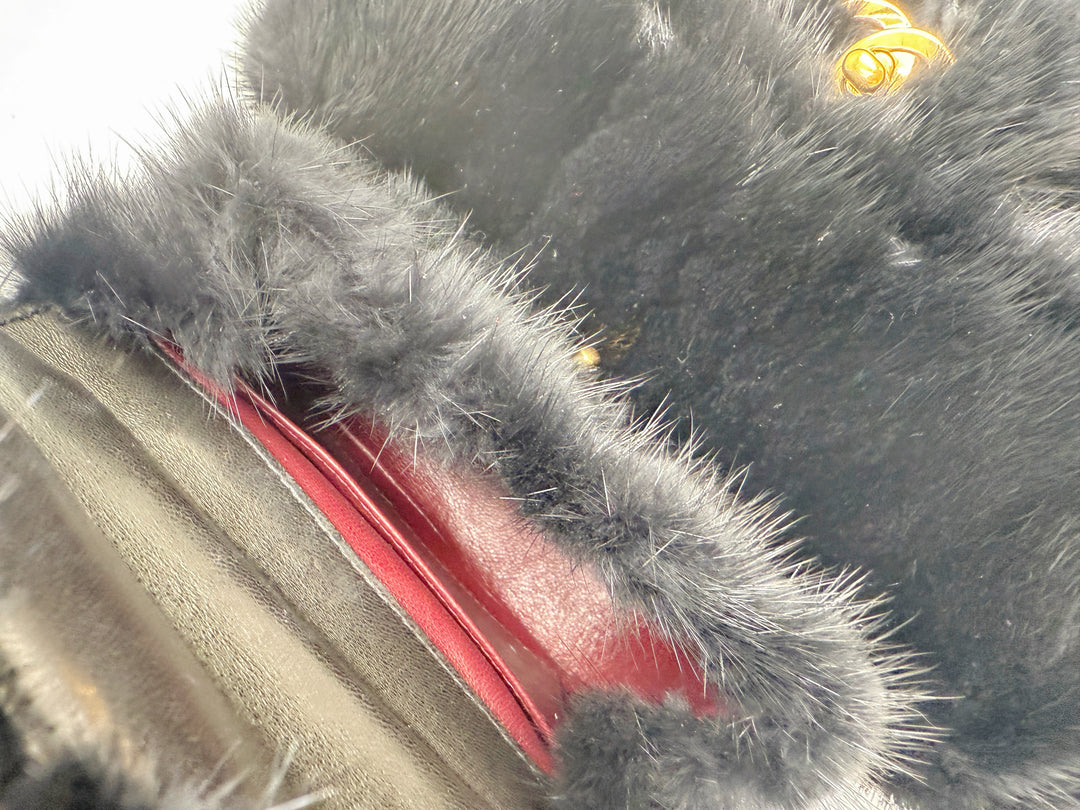 Chanel Vintage RARE Mink Kelly Parent & Child Set