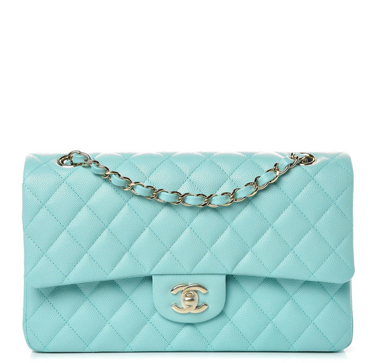 Chanel 19C Tiffany Medium Caviar Double Flap Bag