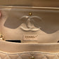 Chanel Gold Metallic Medium Caviar Double Flap Bag