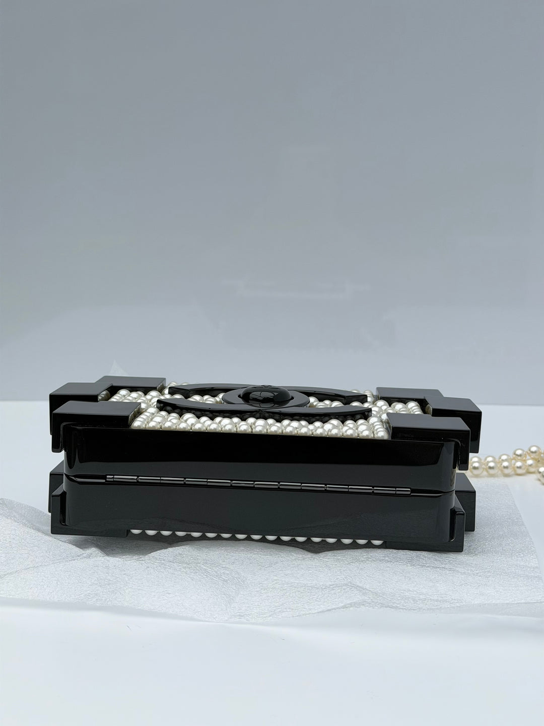 Chanel Pearl Plexiglass Lego Minaudiere