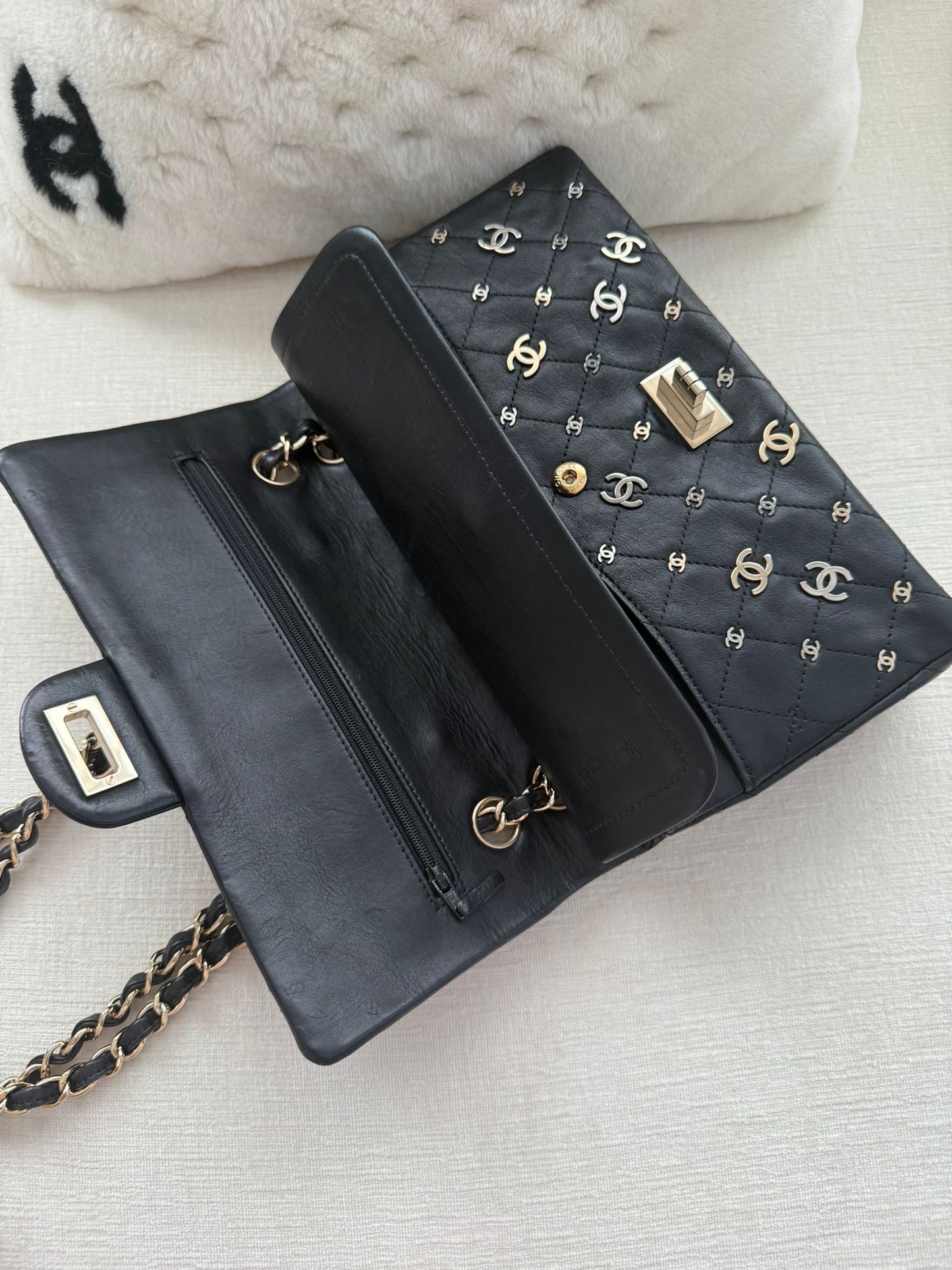Chanel Vintage Punk Charms 2.55 Medium Reissue Flap Bag