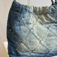 Chanel 23P Small Denim 22 Drawstring Bag