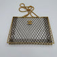 Chanel Spring 1997 Rare Gold Cage Shopping Tote