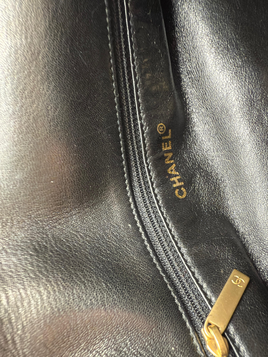 Chanel Multicolor Maxi Mink Fur Single Flap Bag