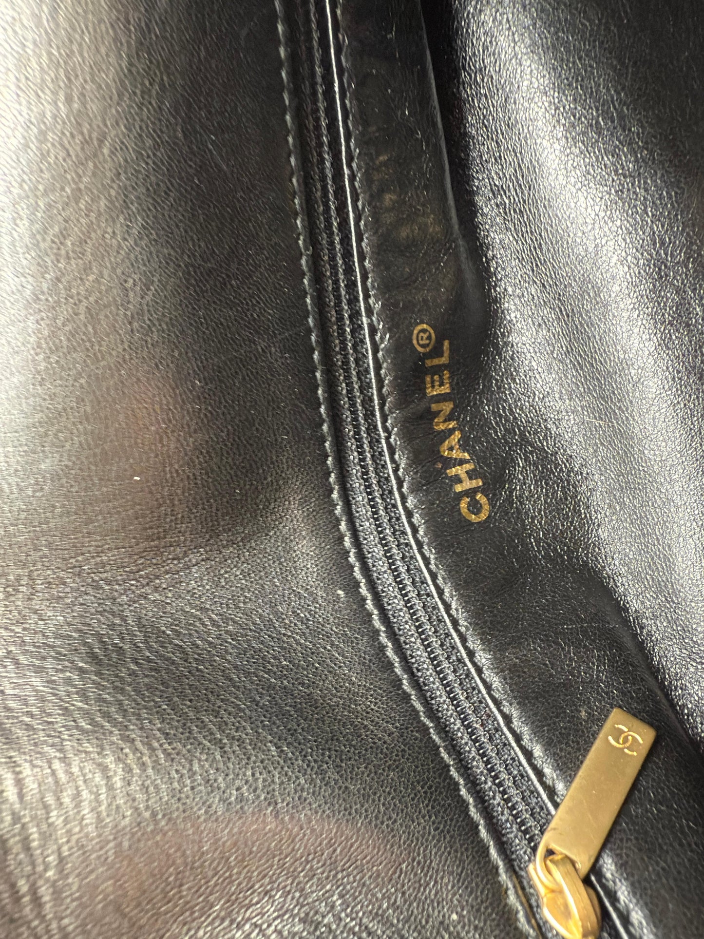 Chanel Multicolor Maxi Mink Fur Single Flap Bag