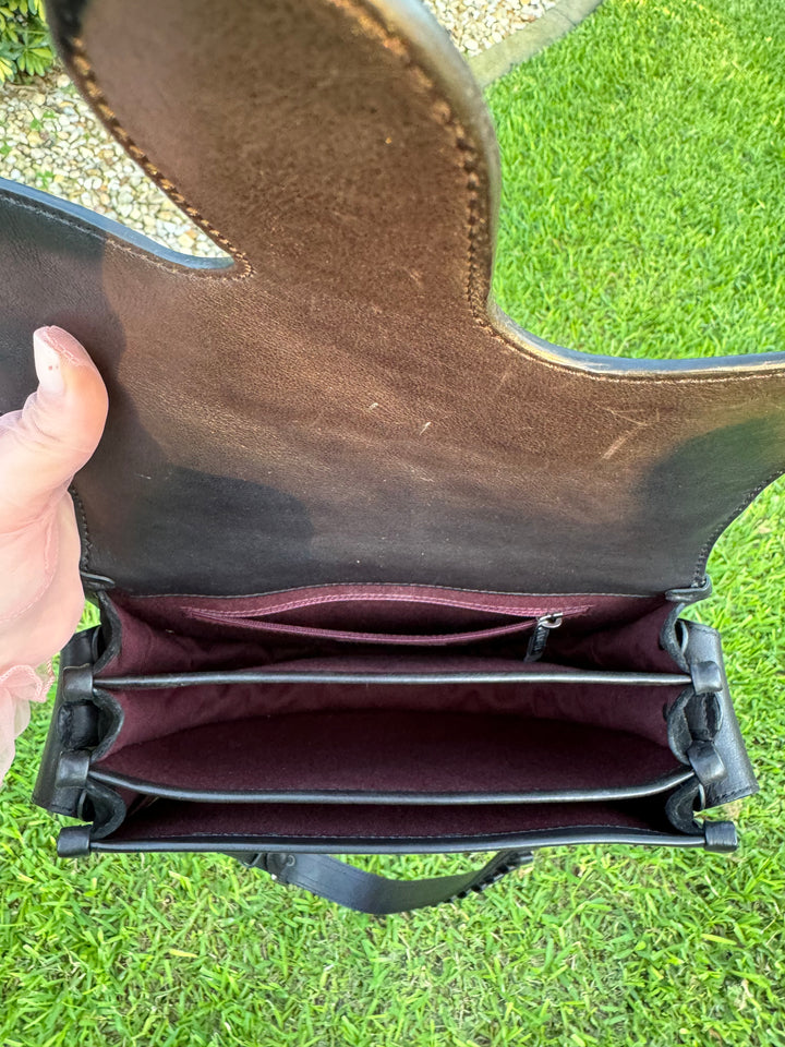 Chanel 2014 PARIS DALLAS MÉTIERS D'ART PONY HAIR CROSSBODY BULLET Flap Bag