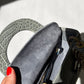 Lady Dior Baby Blue Crocodile Mini Top Handle