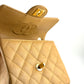 Chanel Dark Beige Vintage Mini Caviar Square Flap Bag