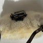 Fendi Mini Mink Fur Embellished Baguette