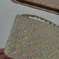 Chanel 1992 Medium Iridescent Sequin Flap Bag