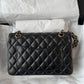 Chanel Small Black Lambskin Classic Flap Bag + GHW