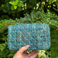 Chanel 19A Blue Egypt Tweed Mini Flap