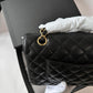 Chanel Black Medium Caviar Double Flap Bag GHW