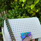 Chanel LED Small Boy Bag Cream Lambskin Rainbow Hardware