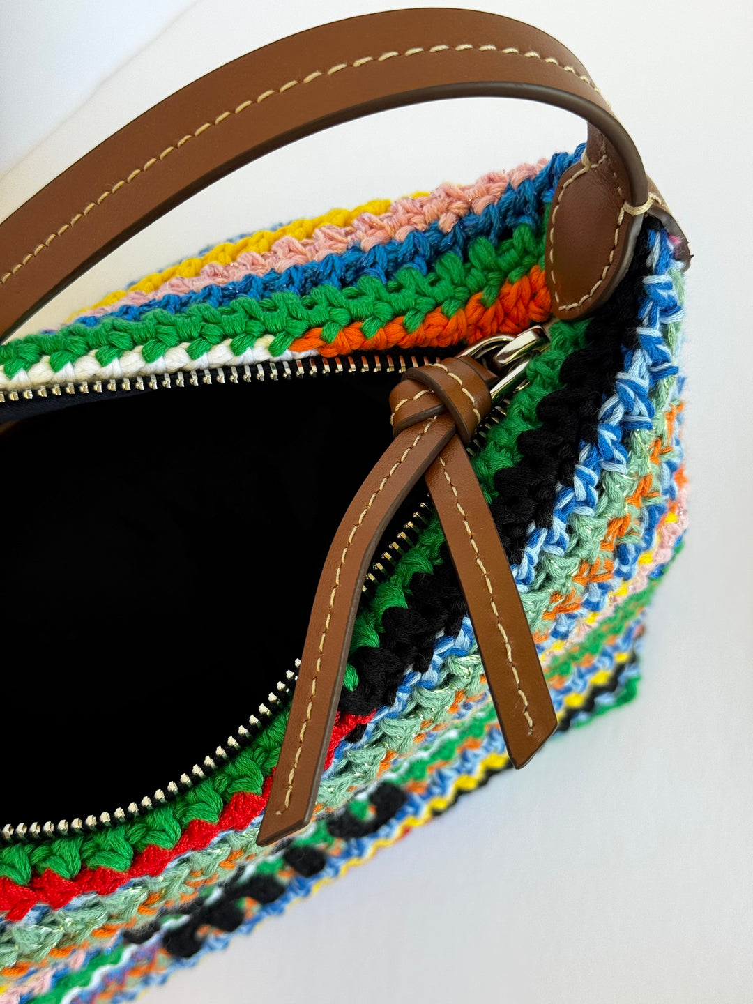 Miu Miu Crochet Multicolor Pouch Bag