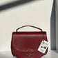 Chanel 17B Small Burgundy Coco Curve Messenger Flap Bag