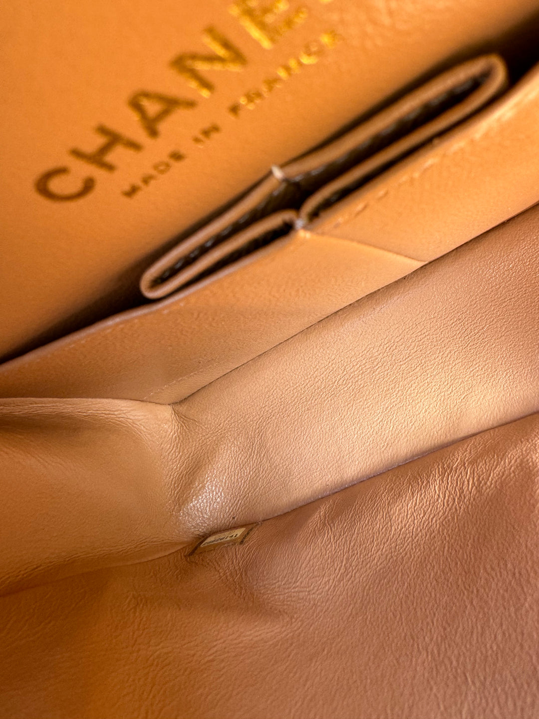 Chanel 18S Small Dark Beige Caviar Double Flap