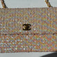 Chanel 1992 Medium Pink Sequin Flap Bag